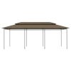 Gazebo 236.2"x117.3"x106.3" Taupe 0.6 oz/ft² - Taupe