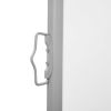 Patio Retractable Side Awning 55.1"x472.4" Cream - Cream