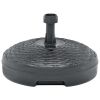 Umbrella Base Sand/Water Filled 5.3 gal Anthracite Plastic Rattan - Anthracite