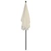 Garden Parasol with Pole 82.7"x55.1" Sand - Cream