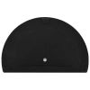 Parasol Base Half Round Polyresin 19.8 lb Black - Black