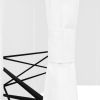 Garden Marquee with Curtains 141.7"x122.8"x104.3" White 0.6 oz/ft² - White