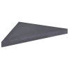 Umbrella Weight Plate Black Granite Square 33.1 lb - Black