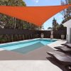 25' x 25' x 25' Triangle Sun Shade Sail/Bright Orange - LA01