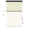 Outdoor Roller Blind 39.4"x98.4" Cream - Cream