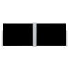 Retractable Side Awning Black 47.2"x393.7" - Black