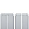 Patio Retractable Side Awning 66.9"x472.4" Cream - Cream