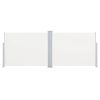 Retractable Side Awning Cream 55.1"x393.7" - Cream