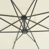 Cantilever Umbrella with Steel Pole 118.1" Sand - Beige