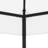 Garden Gazebo 127.2"x108.3"x104.3" White 0.6 oz/ft² - White