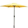 9' Pole Umbrella With Carry Bag, Yellow - as Pic