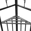 Gazebo with Double Roof 9.8'x13.1' Taupe 0.6 oz/ft² - Taupe