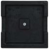 Parasol Base Square Polyresin 17.6 lb Black - Black