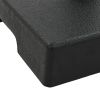 Parasol Base Square Polyresin 17.6 lb Black - Black