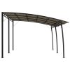 Garden Sunshade Awning 19.7'x9.8'x8.4' Taupe - Taupe