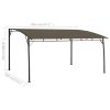 Garden Sunshade Awning 13.1'x9.8'x8.4' Taupe - Taupe