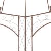 Garden Pavilion Antique Brown 9.8' Iron - Brown