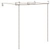 Garden Pergola Antique Brown 9.8'x9.8'x8.2' Iron - Brown