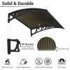 100x100 5mm PC Hollow Sheet Awning - US