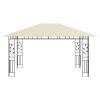 Gazebo with Mosquito Net 13.1'x9.8'x9' Cream 0.6 oz/ft² - Cream