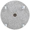 Parasol Base Granite 66.1 lb Round Gray - Grey