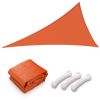 25' x 25' x 25' Triangle Sun Shade Sail/Bright Orange - LA01