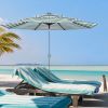 10FT Tiers Umbrella Cover Replacement - As Picture