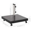 Parasol Base Granite 66.1 lb Square Black - Black
