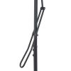 Outdoor Parasol with Steel Pole 98.4"x98.4" Taupe - Brown