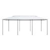 Gazebo 236.2"x117.3"x106.3" White 0.6 oz/ft² - White