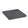 Umbrella Weight Plate Black Granite Square 33.1 lb - Black