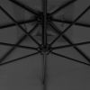 Cantilever Umbrella with Steel Pole 118.1" Anthracite - Anthracite