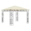 Gazebo with Mosquito Net 9.8'x9.8'x9' Cream 0.6 oz/ft² - Cream