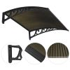 100x100 5mm PC Hollow Sheet Awning - US