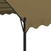 Gazebo 13.1'x9.8'x8.5' Taupe 0.6 oz/ft² - Taupe