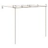 Garden Pergola Antique Brown 13.1'x9.8'x8.2' Iron - Brown