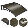 100x100 5mm PC Hollow Sheet Awning - US