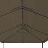 Gazebo 236.2"x117.3"x106.3" Taupe 0.6 oz/ft² - Taupe