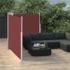 Retractable Side Awning Brown 47.2"x236.2" - Brown