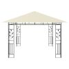 Gazebo with Mosquito Net 13.1'x9.8'x9' Cream 0.6 oz/ft² - Cream