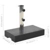 Parasol Base Granite 55.1 lb Rectangular Black - Black