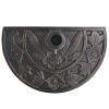 Parasol Base Resin Half Round Bronze 19.8 lbs - Brown