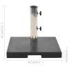 Parasol Base Granite 44.1 lb Square Black - Black