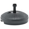 Umbrella Base Sand/Water Filled 5.3 gal Anthracite Plastic Rattan - Anthracite