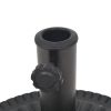 Parasol Base Resin Round Black 30.9 lb - Black