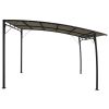 Garden Sunshade Awning 9.8'x9.8'x8.4' Taupe - Taupe