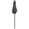 Parasol with LED Lights Anthracite 78.7"x83.1" Aluminum - Anthracite