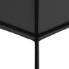 Gazebo 9.8'x9.8' Anthracite Fabric and Steel 0.6 oz/ft² - Anthracite